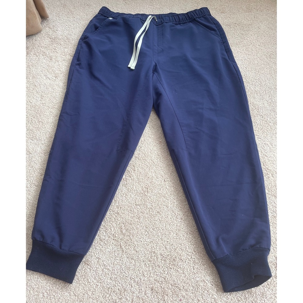 FIGS Zamora Jogger Scrub Pants Navy Blue XL Short Technical Collection MXXS2004G